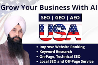 rank USA websites on google ai mode, chatgpt with ai SEO, GEO, aeo