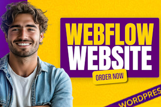 build webflow website, webflow website design, figma to webflow or figma webflow