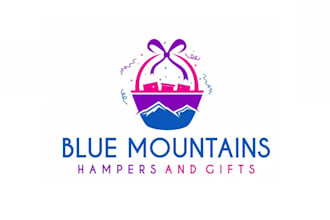 design excellent blue mountains logo