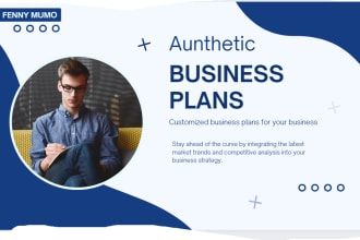 create business plan, gantt chart, market segmentation research