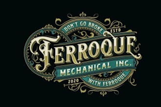 design custom typography logo