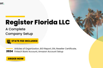 register your florida state llc with ein and boi report
