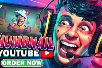 design a viral and attractive youtube thumbnail or miniature in 2hrs