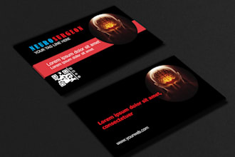 do minimalist business card and business logo design for you