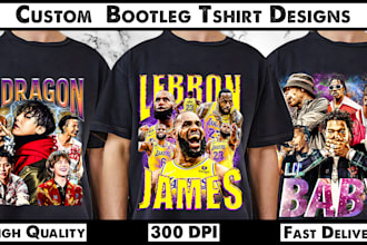 design vintage bootleg t shirt designs for you