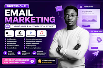 klaviyo campaign flows manager mailchimp newsletter activecampaign convertkit