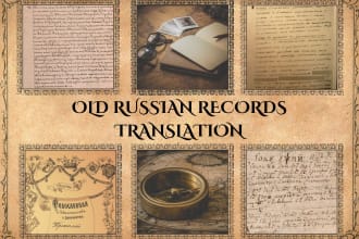 translate old family records from russian and polish into english