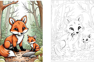 make any photo into dot to dot and connect the dots page