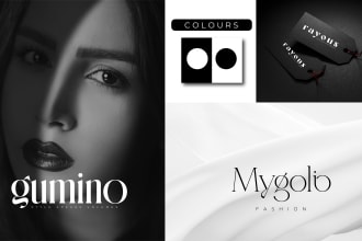 design unique monogram, apparel, clothing and luxury fashion brand logo