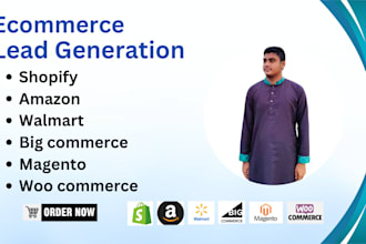 provide ecommerce lead generation and shopify store owner leads