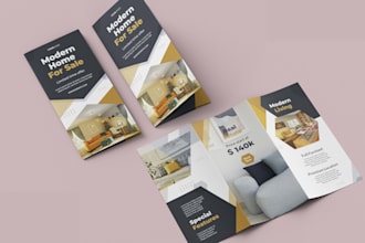 design flyer, bifold, and trifold brochure for your business