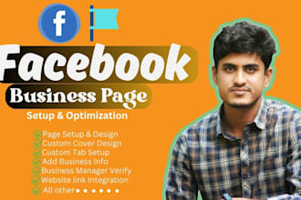 setup facebook business page, create social media account