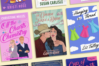 design a playful unique illustrated style book cover
