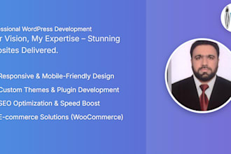 design and develop wordpress website