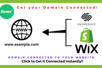 connect your domain to shopify, squarespace, wix etc