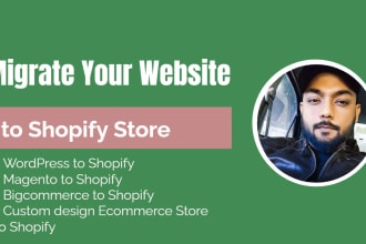 revolutionize your store, seamless shopify store migration and enhancement