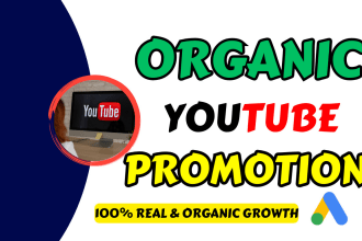 do organic youtube promotion with google ads