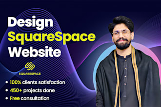 create squarespace website design or redesign squarespace