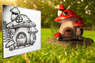 illustrate your drawings and sketches into realistic images