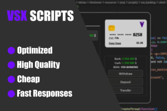 create or fix fivem scripts for your server