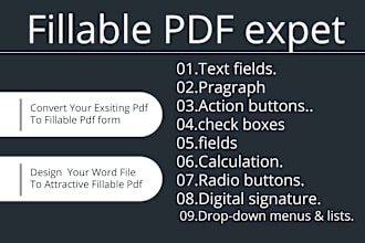 fillable pdf form or design your fillable PDF