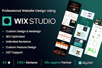design a professional wix studio website