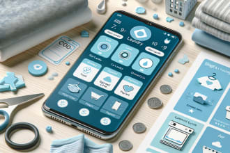 build a top quality laundry app, home service app, booking app and clearing app