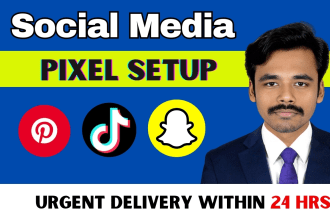 setup tiktok pixel,snap pixel,pinterest tag with google tag manager