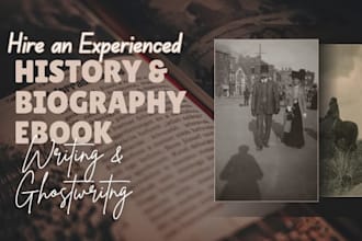 ghostwrite history ebook, memoir and biography, sociology and autobiography