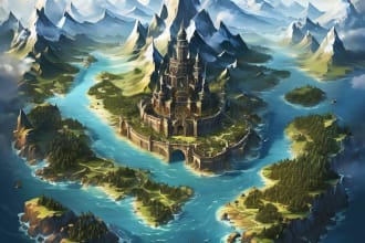 draw fantasy maps and city maps