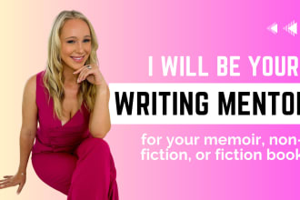 be your writing mentor for fiction and non fiction books