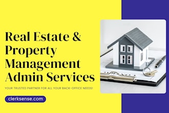 do real estate and property management admin services