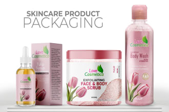 create perfect skincare and cosmetic packaging design