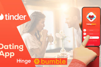 develop a dating app like tinder, hinge, bumble, etc