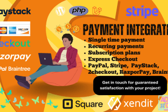 do laravel payment integration stripe paypal paystack xendit