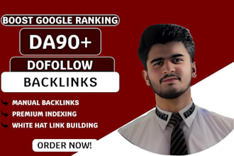 create high da DR 60 to 90 seo dofollow backlinks for standout in ranking