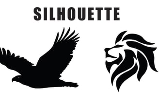 create silhouette illustration,line art,logo outline and turn image to stencil