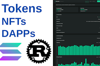 create token , nfts , dapp on solana