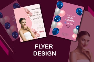 design your matrimony flyer, advertising and journal ad aesthetically