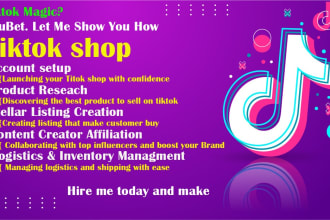 be your tiktok shop virtual assistant tiktok store manager