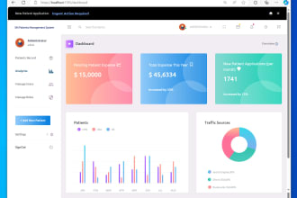 create custom web app website or web application using asp net core