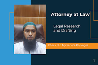 do legal research and drafting