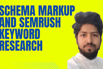 do oraganic keyword research schema markup for your website