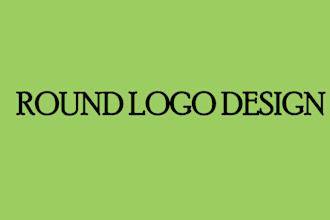 design circular round logo, sticker badge, stamp,label,path