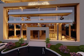 rend and 3d modeling in revit lumion