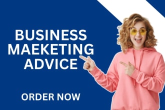 offer marketing advice with business