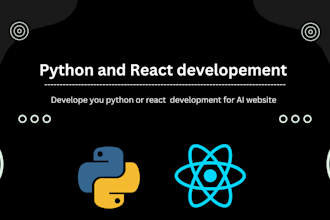 do react developement with python