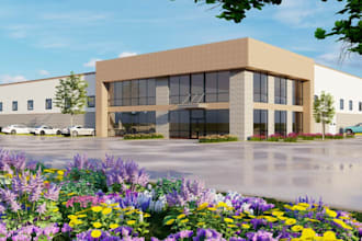 design 3d model of apartment, warehouse and hospital in sketchup