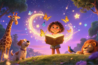 illustrate children story book illustration and children story book illustration