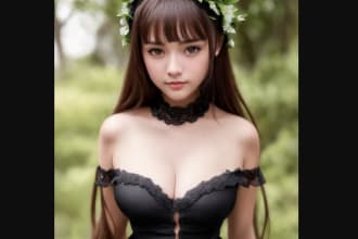 do ai realistic model, ai fashion beauty hair change, virtual influencer model